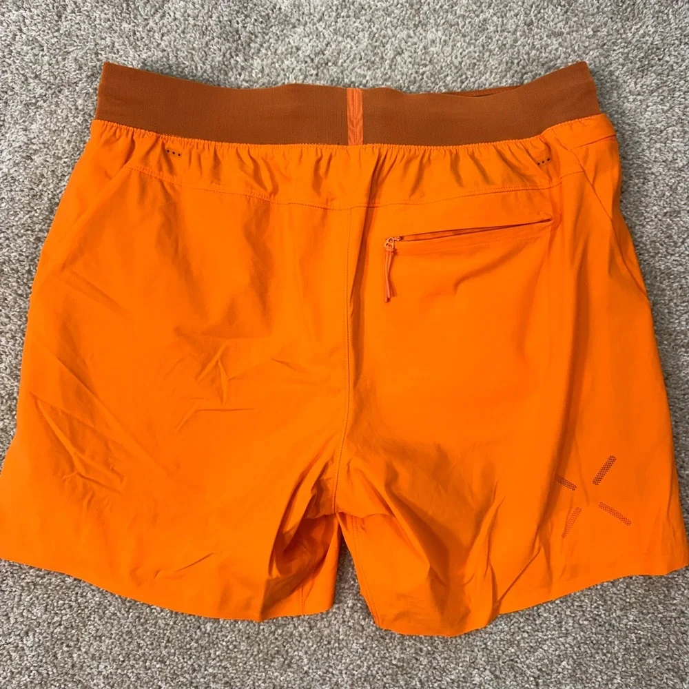 Ten Thousand Shorts Mens Large Set Short TTSH005V2 Orange Liner EUC